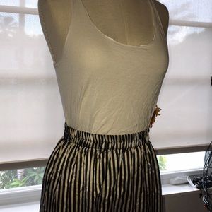 Madewell Racer Back Tank top pajama Style pants